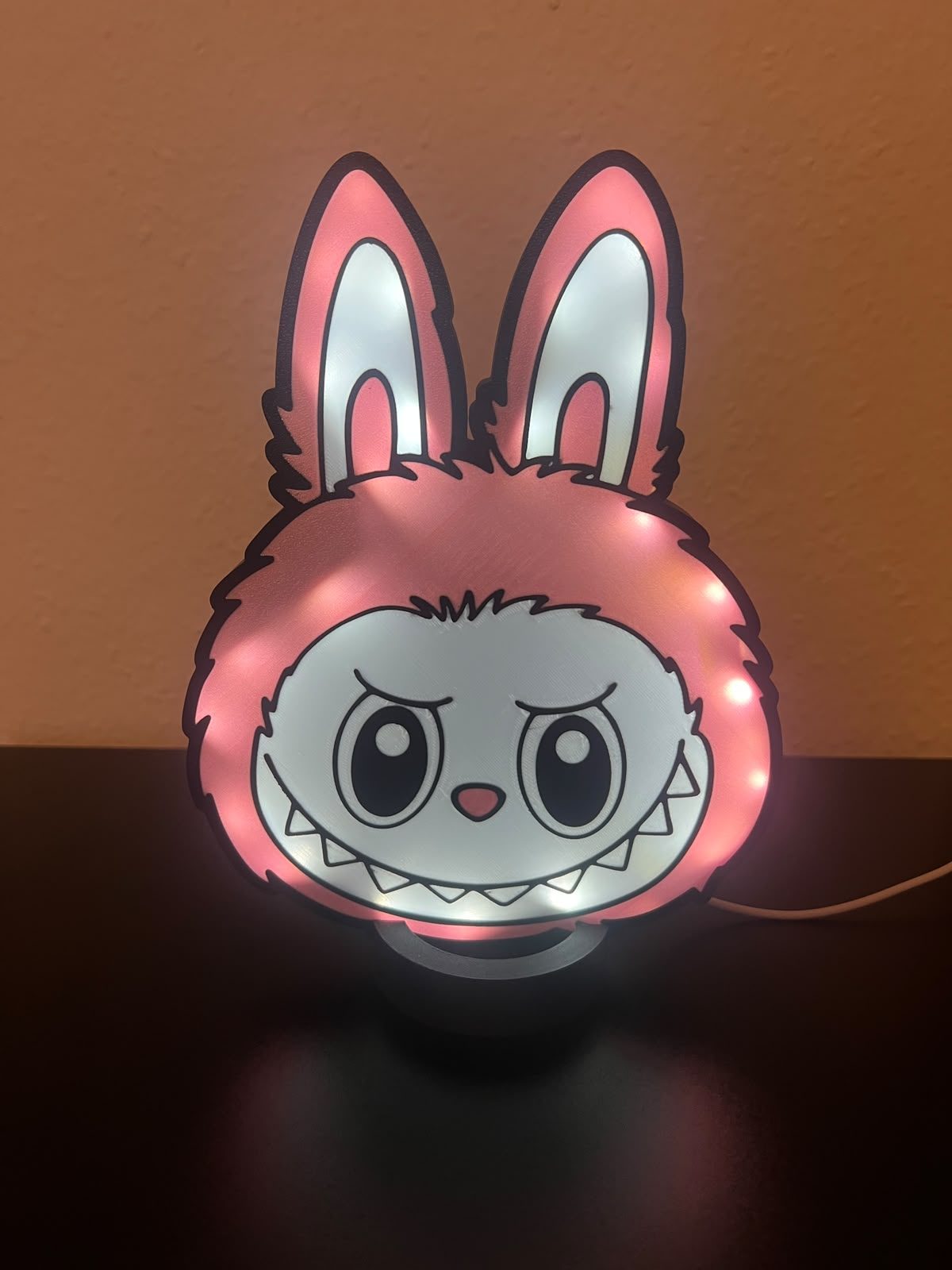 Lampa iepuras imprimat 3D