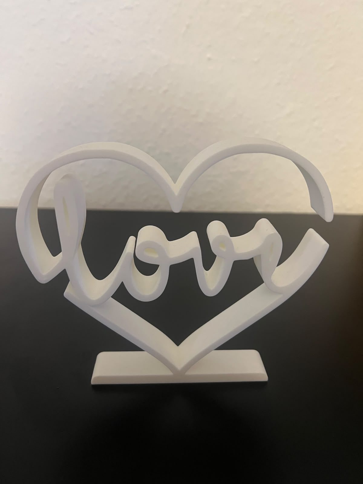 Inima decorativa imprimat 3D